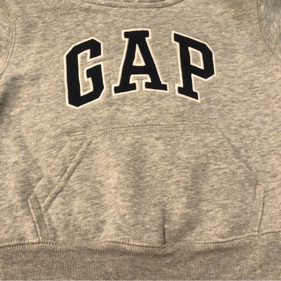 Kids Gap Arch Logo Grey Hoodie - Picture 2 of 4